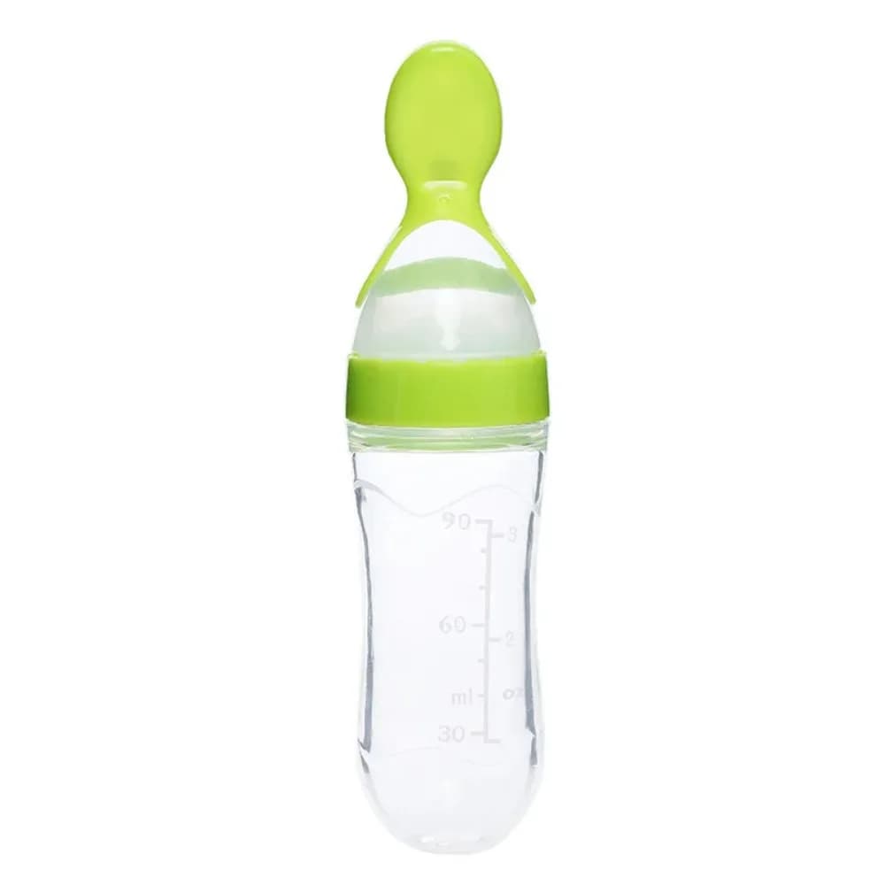 Baby Feeding Bottle with Spoon Feeder