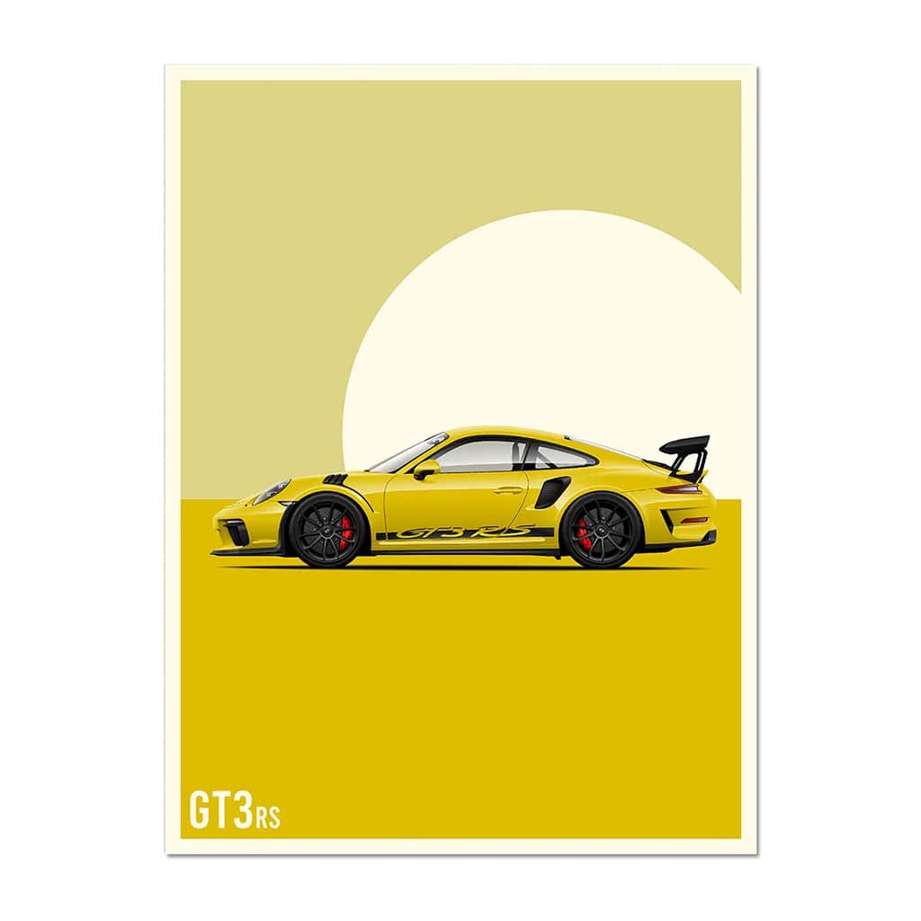 Wall Art Canvas for Home Decoration Cartoon Poster for Living Room Racing Car Picture Painting Vintage Interior Artwork Mural