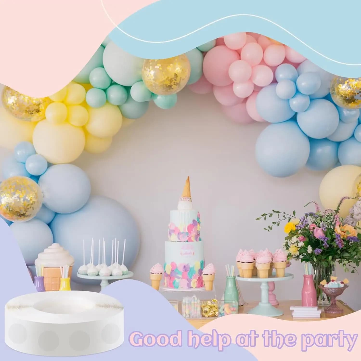 Balloon Adhesive Dispenser