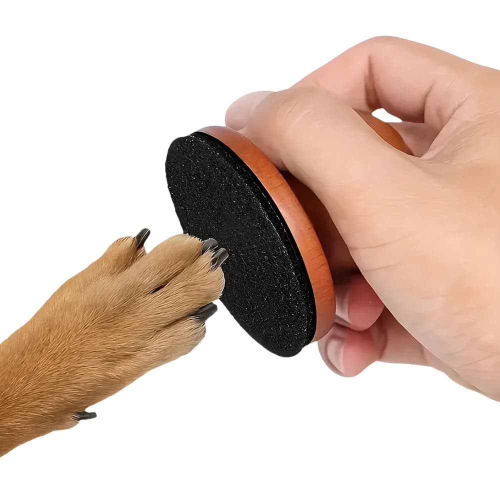 Wooden Pet Nail File with Replaceable Sandpaper