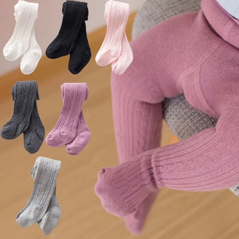 Baby Cotton Leggings Tights 0-24 Months