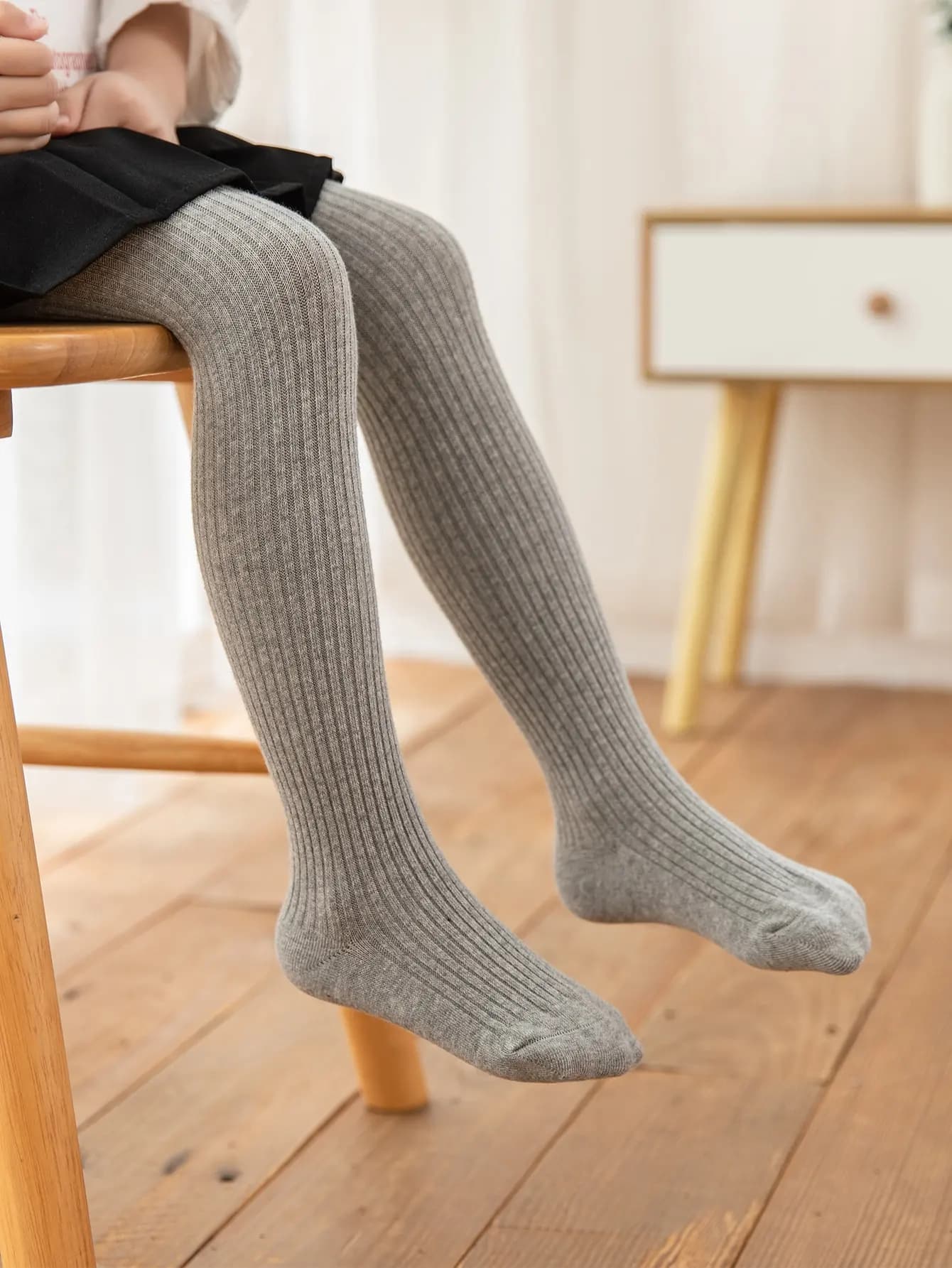Girls Cotton Bowknot Tights