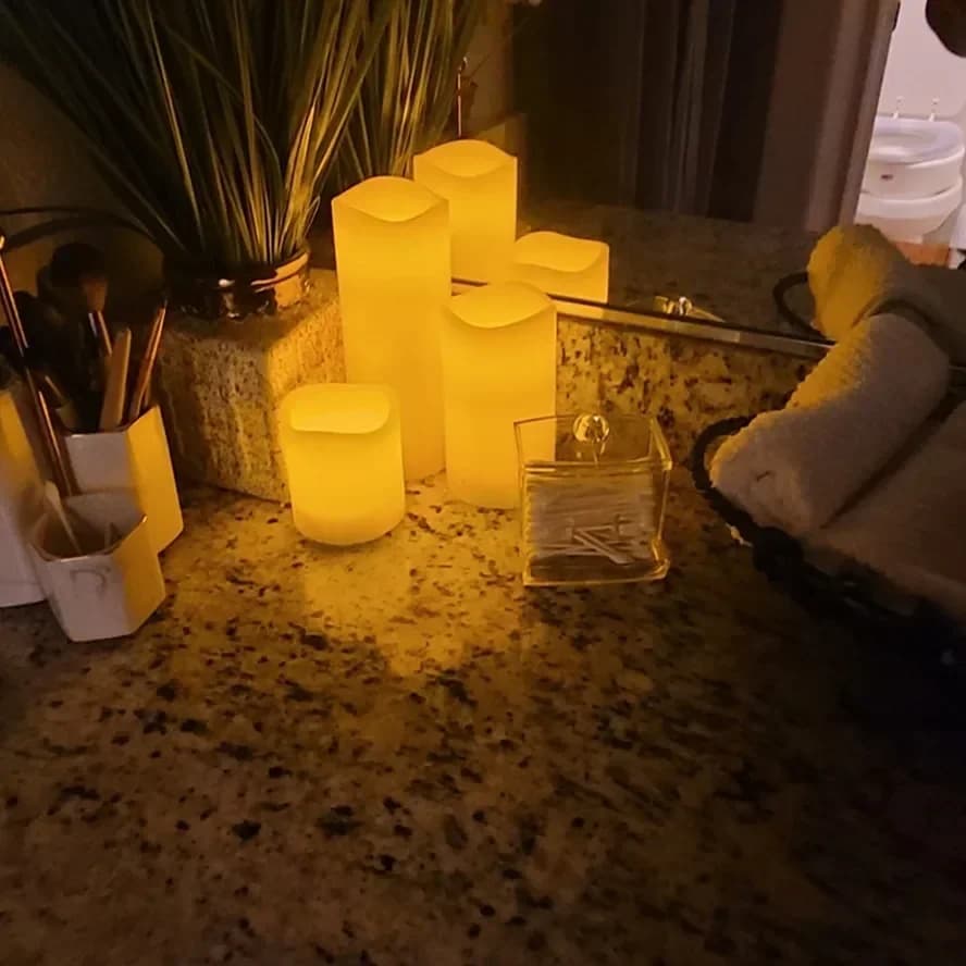 LED Flameless Flickering Candle