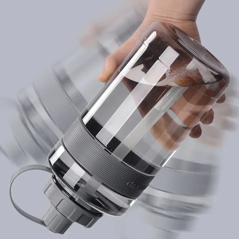 2 Liter Big Water Bottle with Straw 2L/1.5L/1L/0.6L Large Capacity School Gym Sports Drinking Bottles Fitness