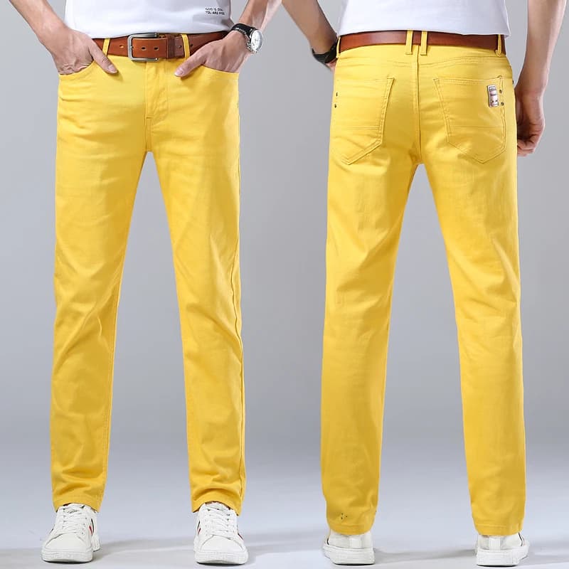 Men's Straight Stretch Denim Jeans