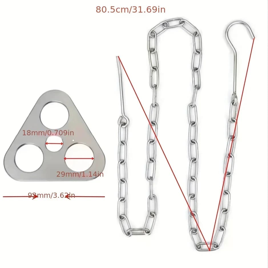 Portable Camping Gear and Equipment  Detachable Outdoor Barbecue Tripod Hanging Rack  Campfire Cooking Accessories Set