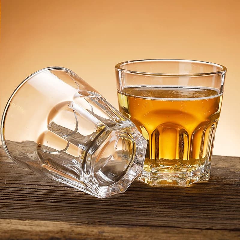 Glass Drinkware Cups Set
