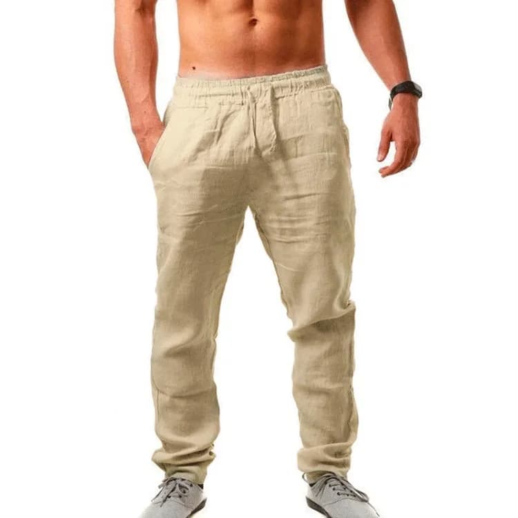 Men's Baggy Cotton Linen Casual Pants