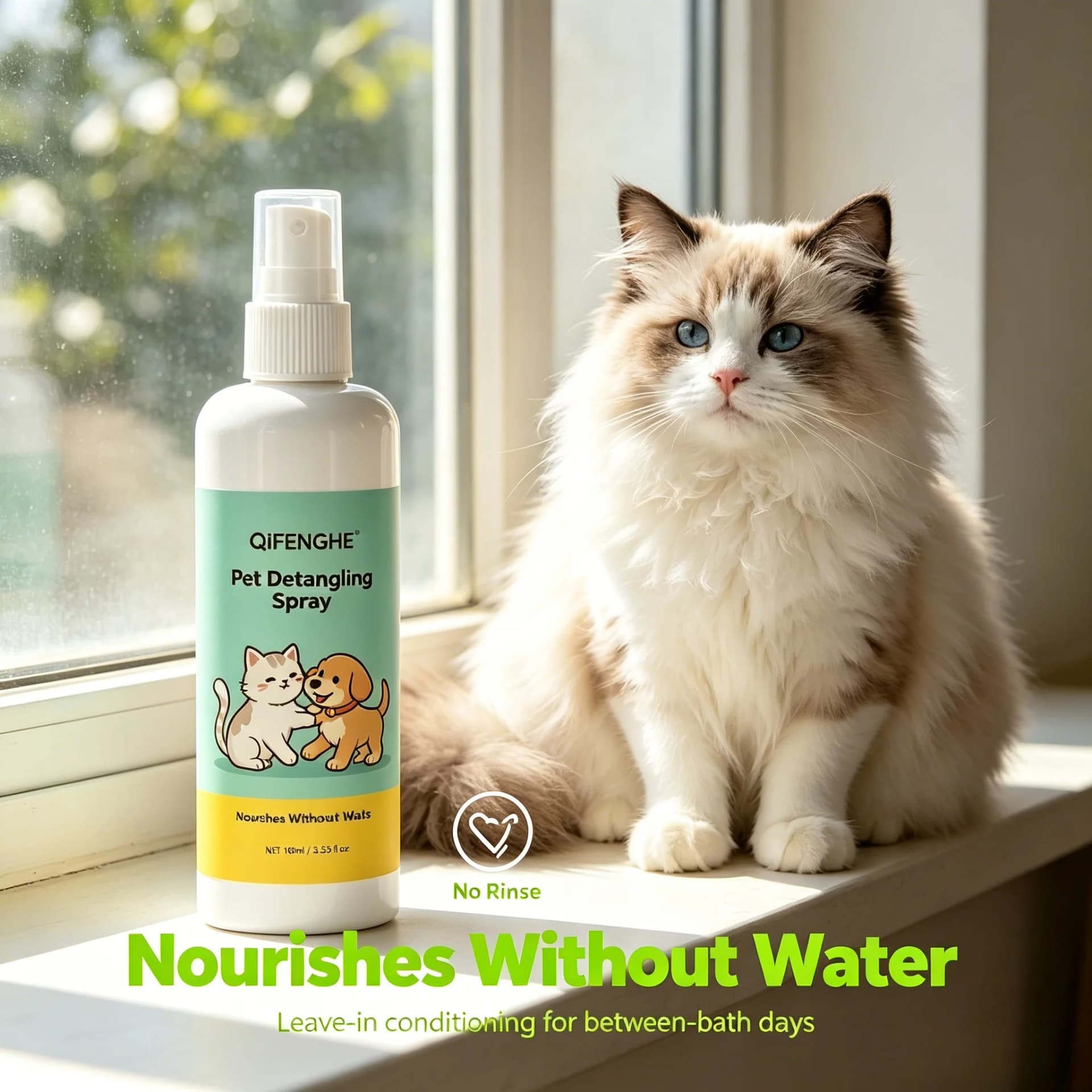 Pet Detangling Spray for Dogs and Cats