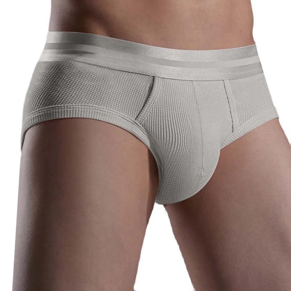 Men's Waffle Briefs Lightweight Breathable