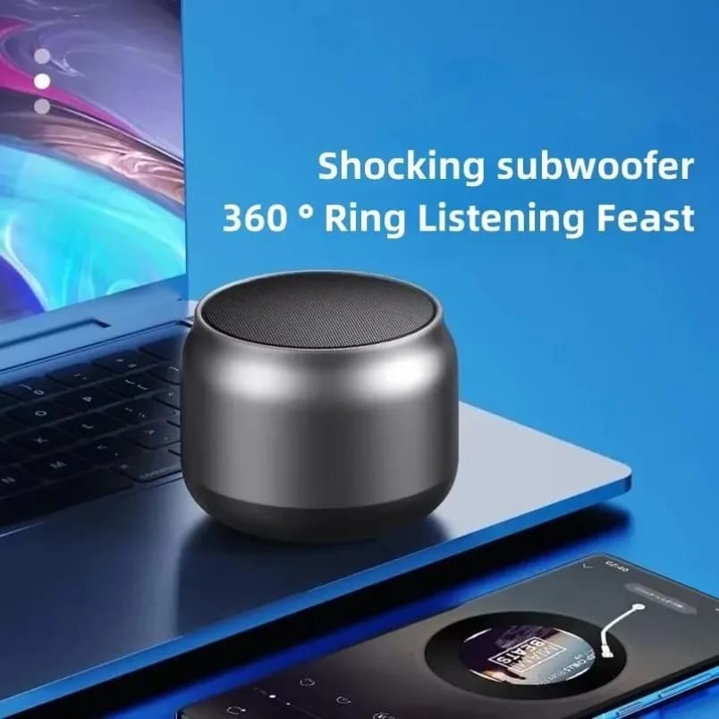 Portable Bluetooth Speaker with RGB Lights