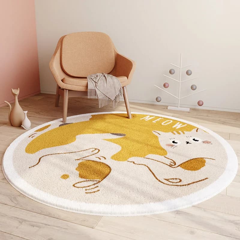 Cartoon Round Area Rug