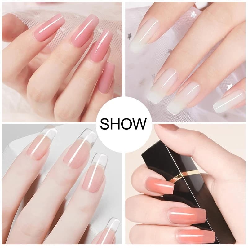 Nail Extension Gel UV Set with Tools