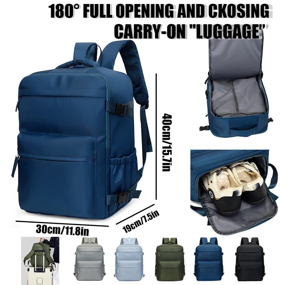 Backpack for Men Women, Simple Business Trip Luggage Bag, Boarding Travel Bag, Large Capacity Backpack, Lightweight Computer Bag