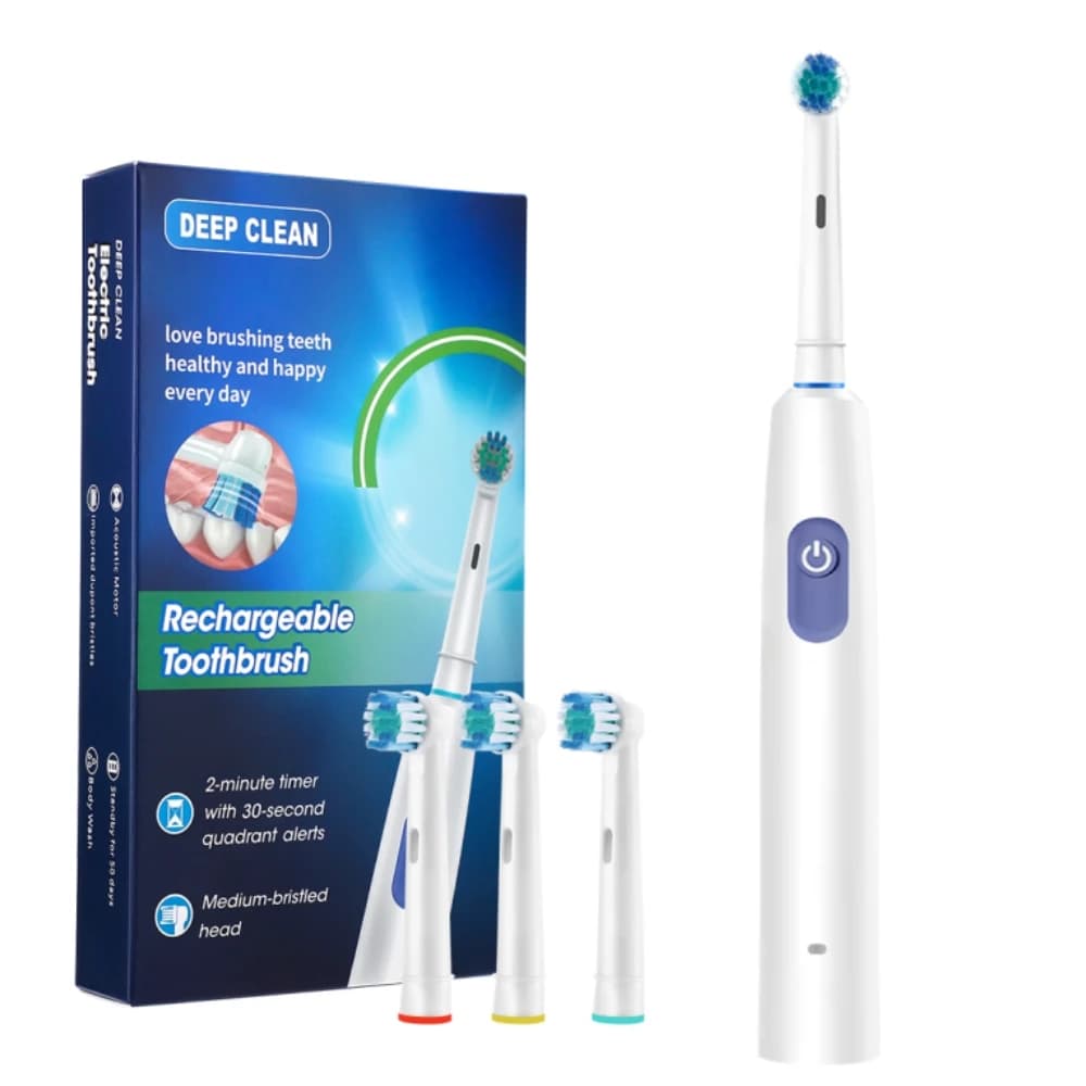 Electric Rotary Toothbrush With Smart Timer