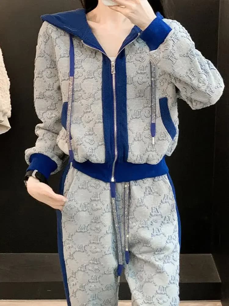 Women's Two-Piece Tracksuit Set