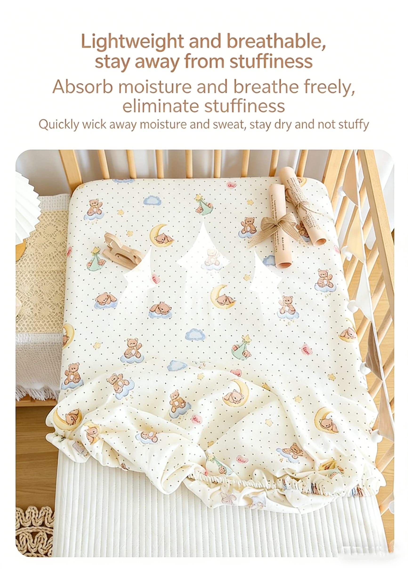 Standard Crib Fitted Sheet Set
