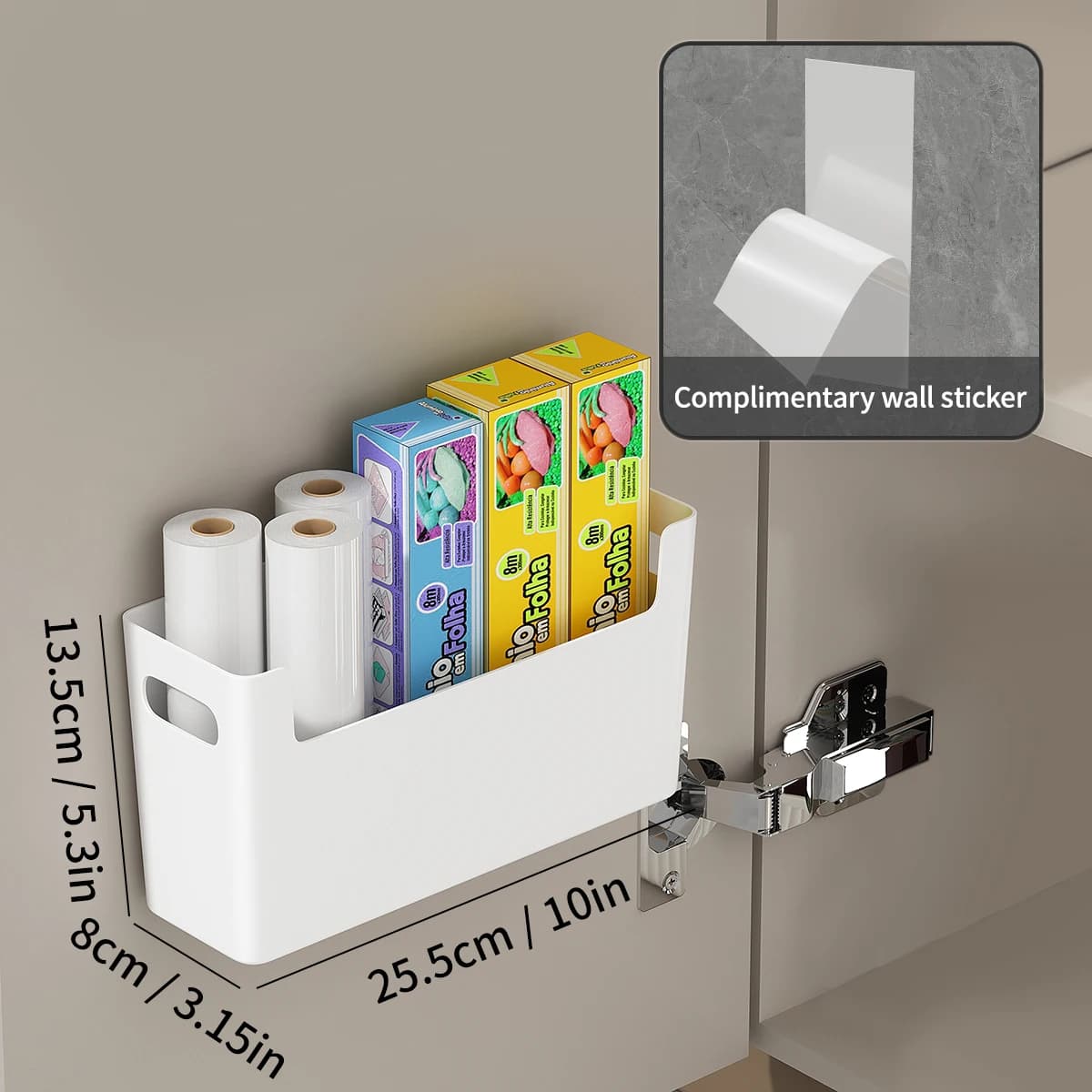 Wall-Mounted Storage Cabinet with Door Box