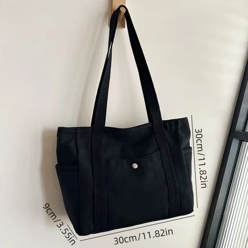 Canvas Tote Bag with Shoulder Handles