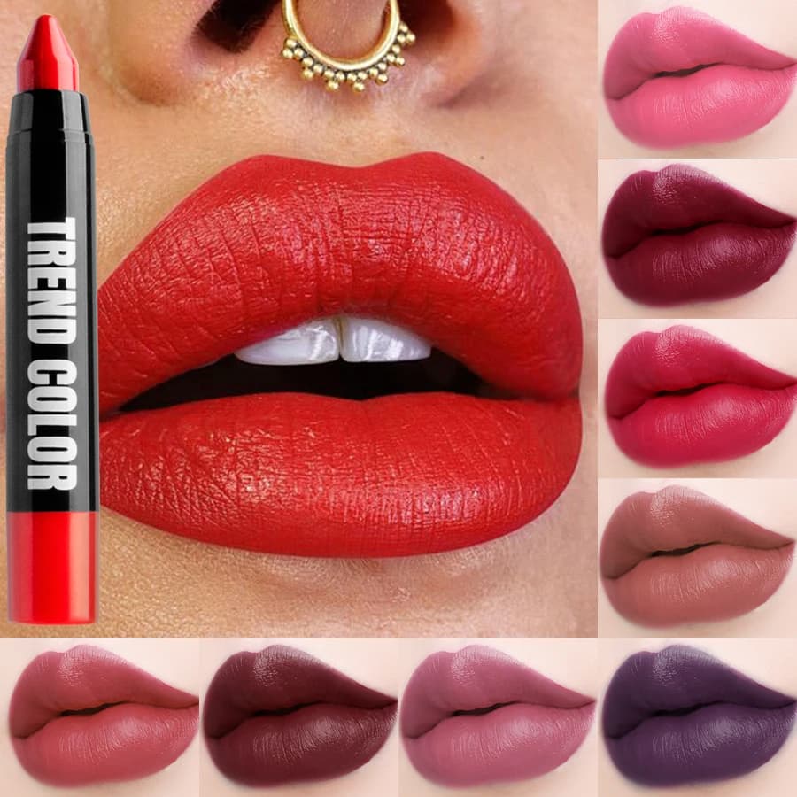Waterproof Nude Brown Lipliner and Lip Tint