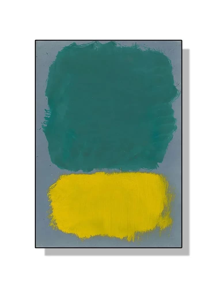 Abstract Colorfield Canvas Wall Art Print