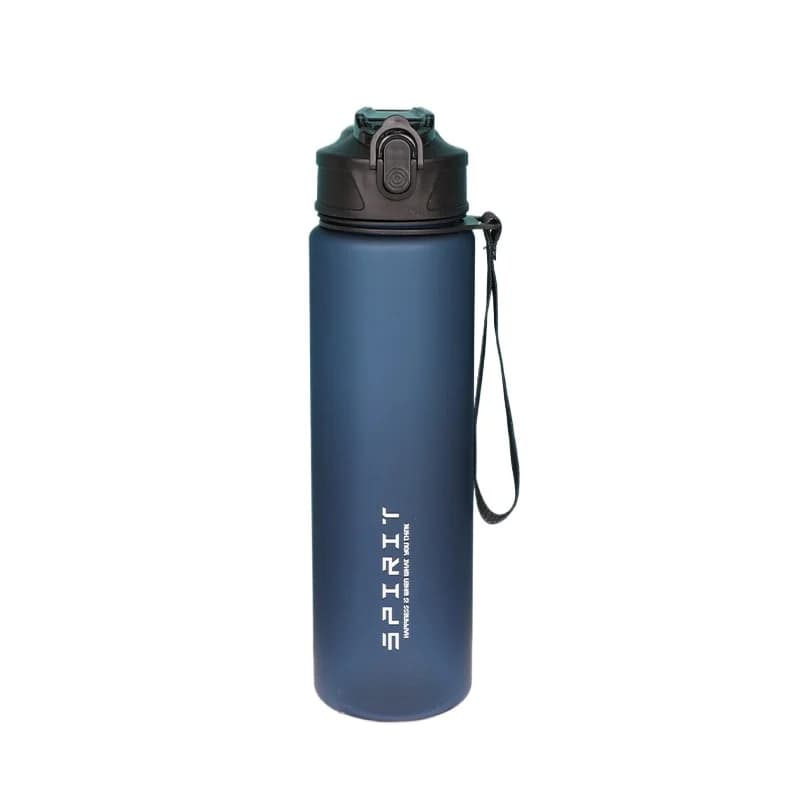 750ml Water Bottle with Straw Time Marker Large Capacity Motivational Plastic Leakproof Water Jug for Gym Travel Outdoor Sports
