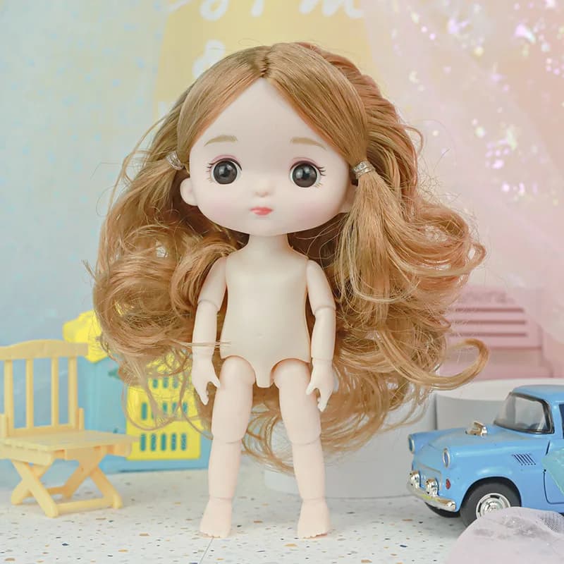 16cm Articulated Baby Doll with Outfit