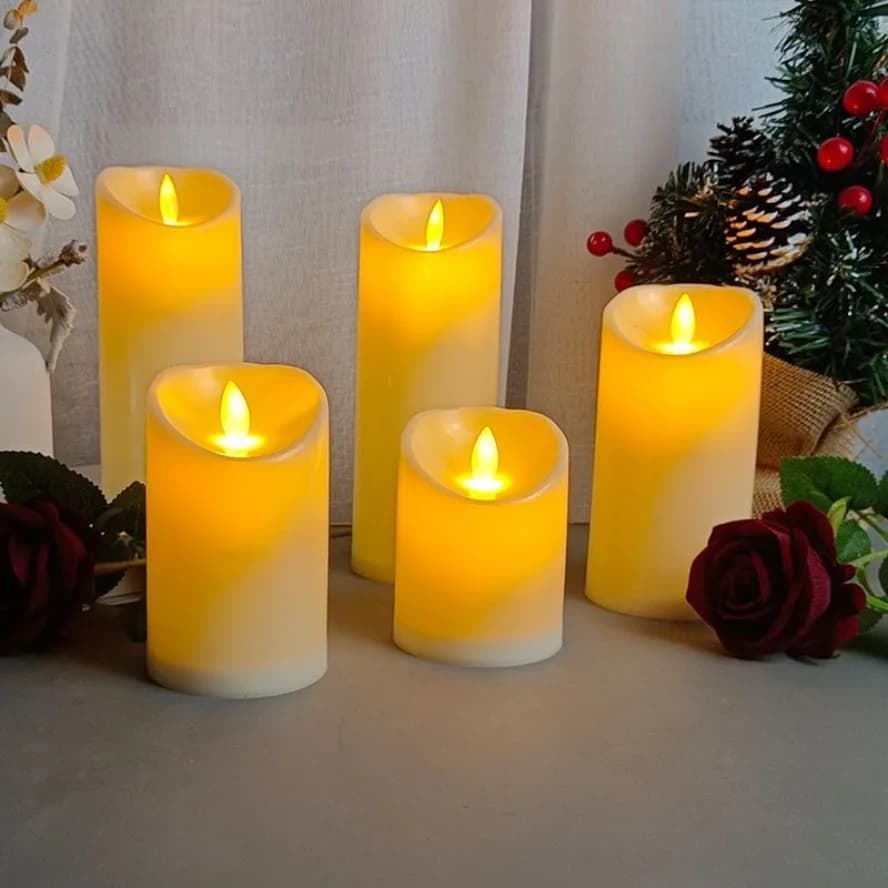 LED Flameless Flickering Candle