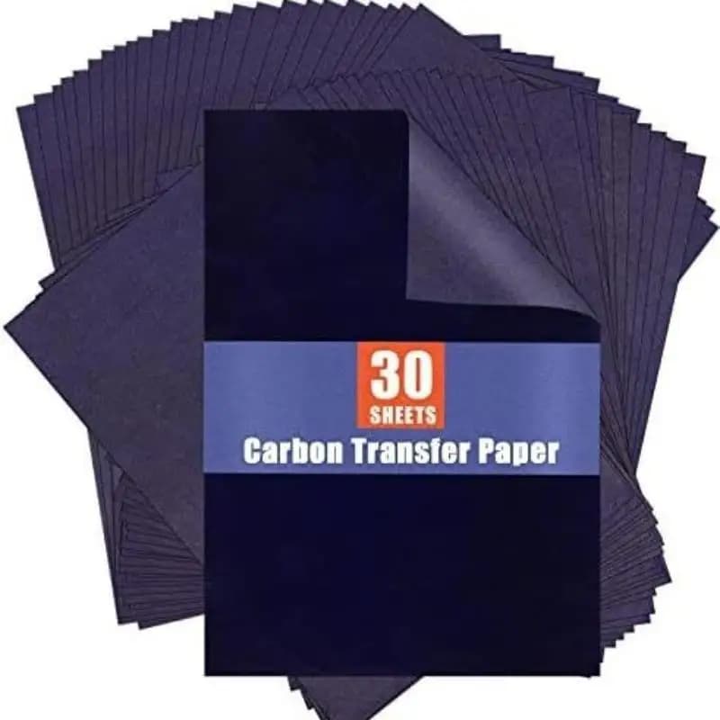 Carbon Transfer Paper Set, 4 Colors, 30 Sheets