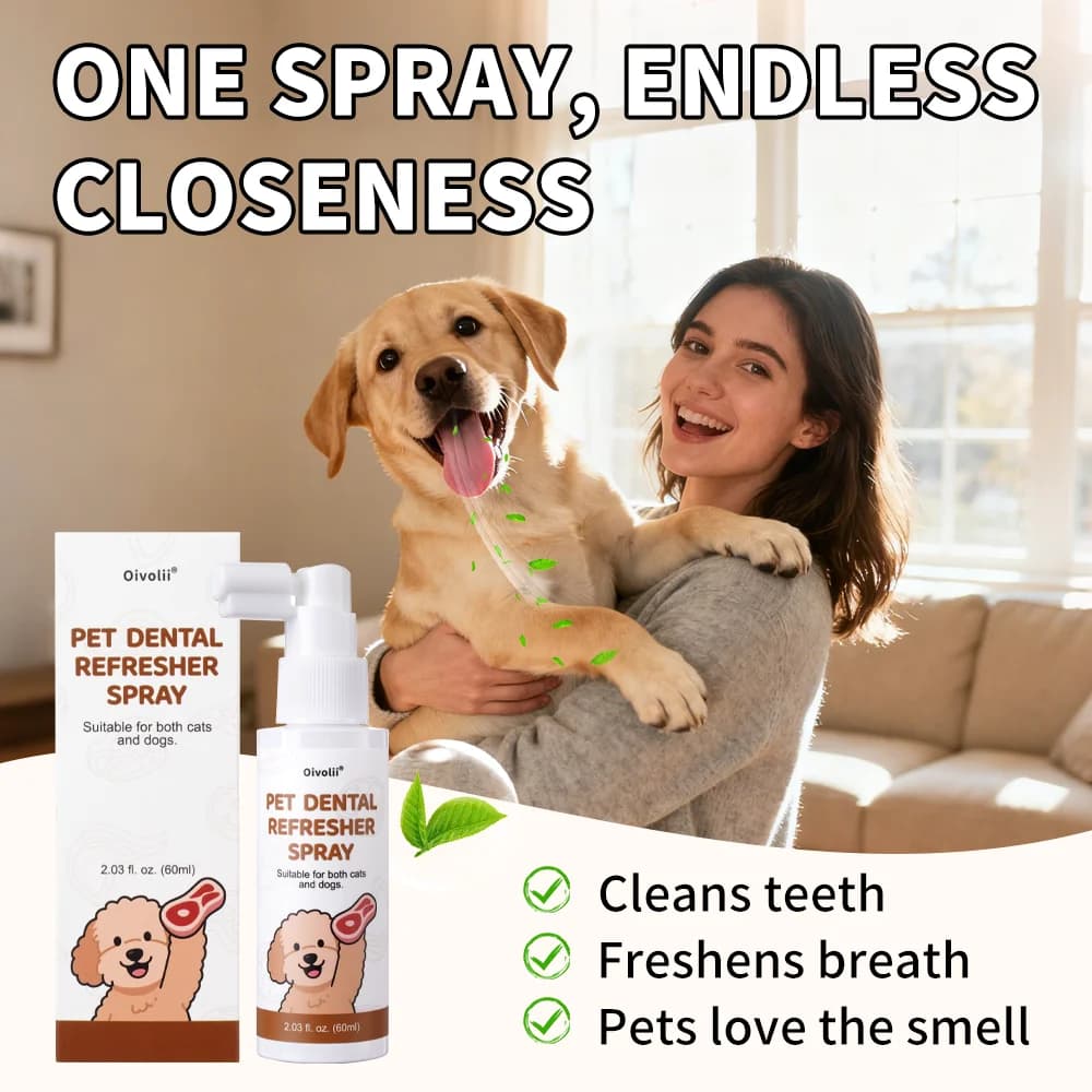 Dog Cat Breath Freshener Spray