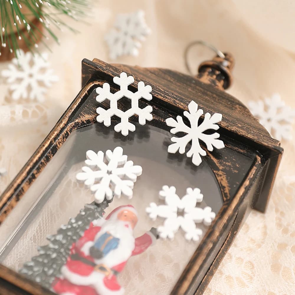 Wooden Snowflake Ornaments for Christmas