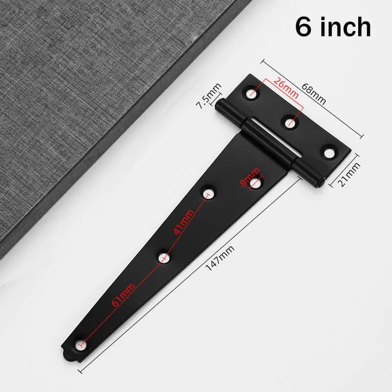 Heavy Duty T-Strap Gate Hinges