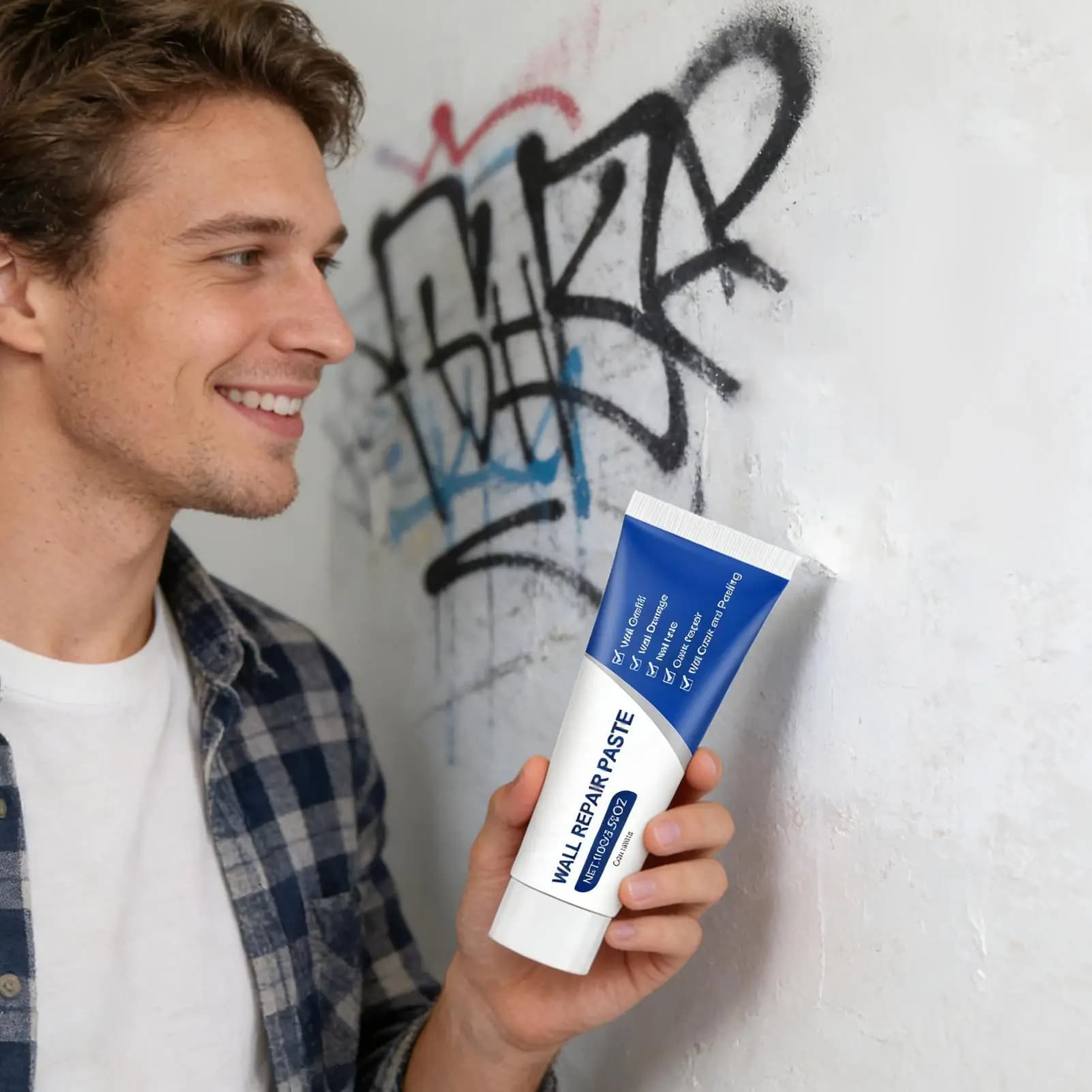 Drywall Repair Kit with Paste and Tools