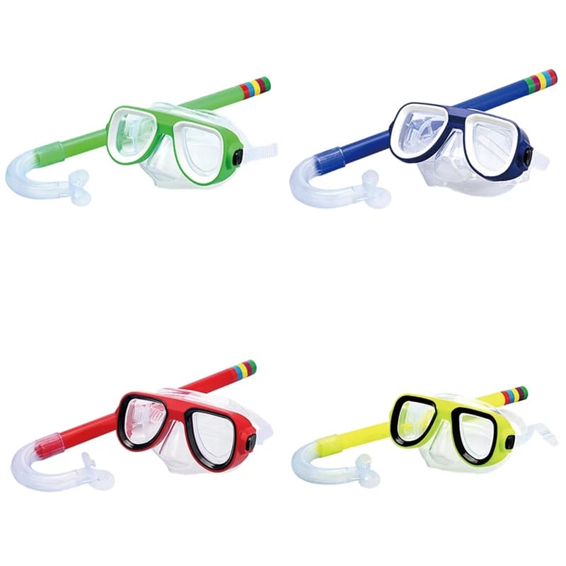 Kids Snorkel Set with Dive Mask and Breathing Tube