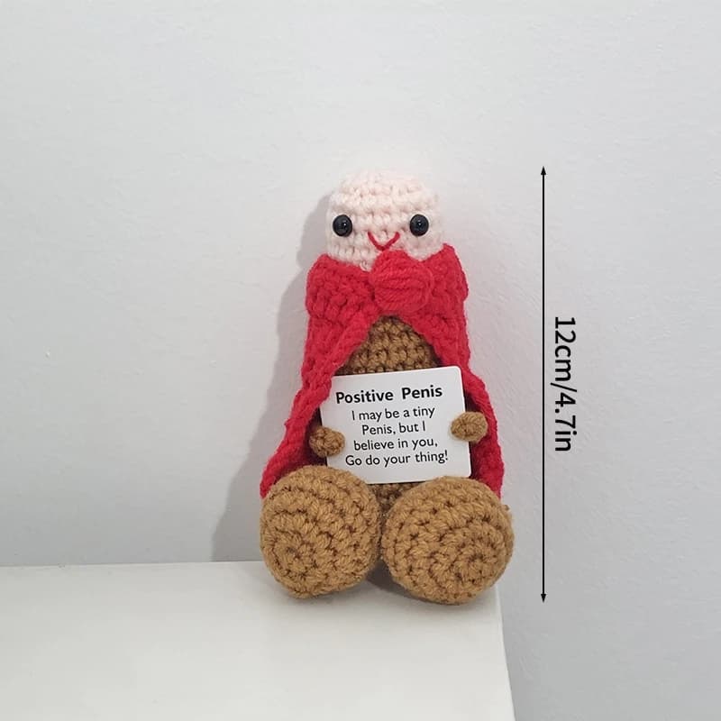 Crocheted Emoticon Desk Ornament