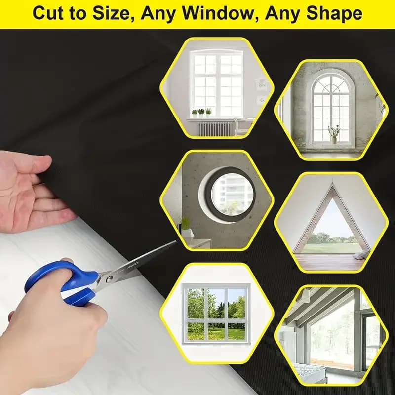 Blackout Window Film Self-Adhesive