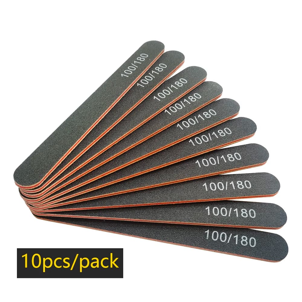 Half Moon Nail File Buffer 100/180 Grit