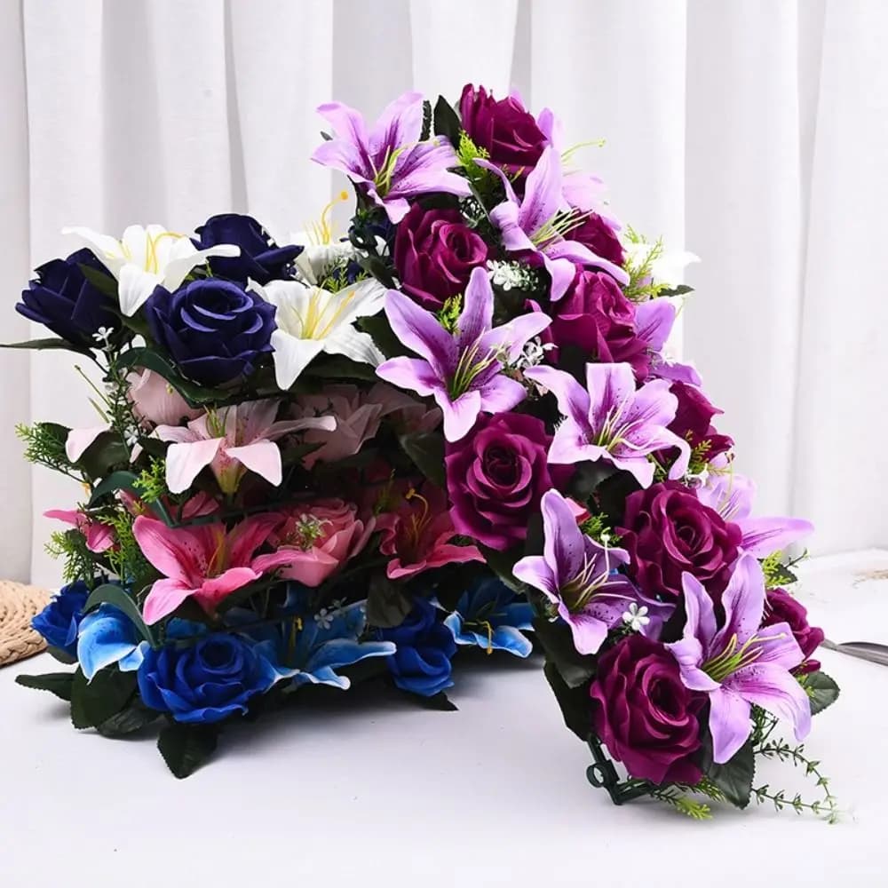 Artificial Rose Flower Arch Decor