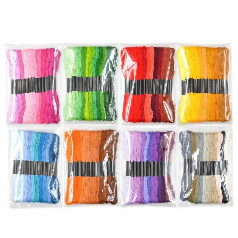6-Strand Gradient Embroidery Thread Set
