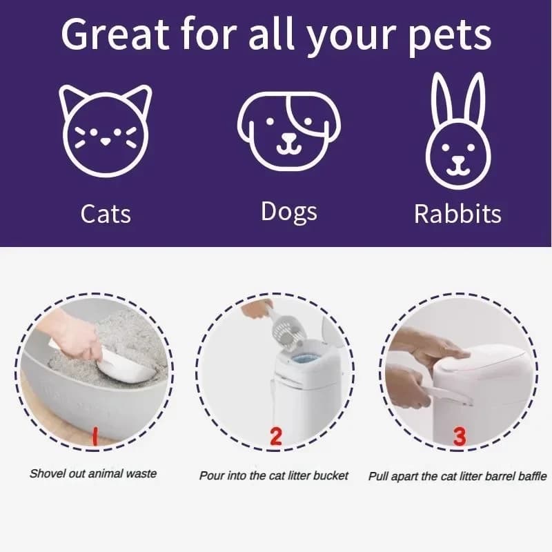 Antibacterial Deodorizing Litter Box Liners