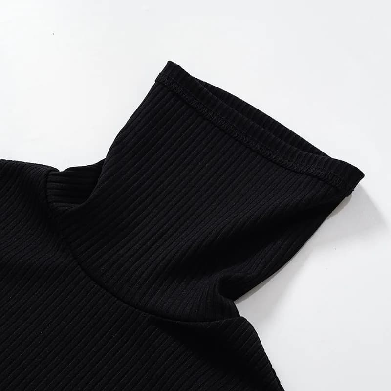 Dresses for Women 2022 Sexy Turtleneck Knitted Bodycon Dress Women Autumn Winter Long Sleeve Sweater Dress