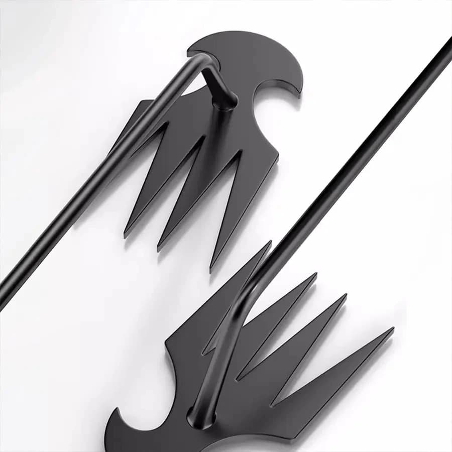 4-Tine Steel Garden Weeding Tool