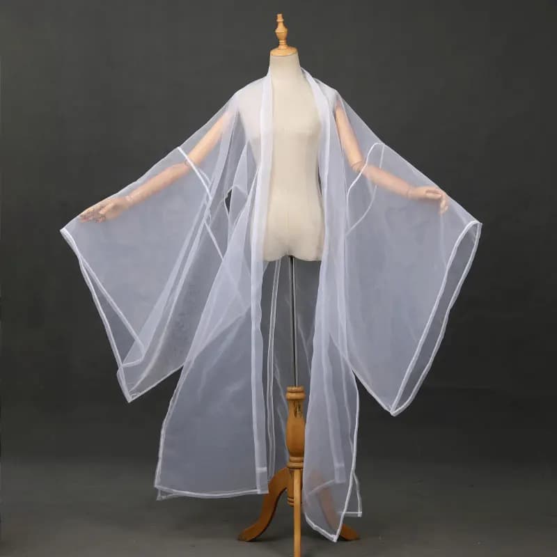 Women's Chiffon Hanfu Cloak Overcoat