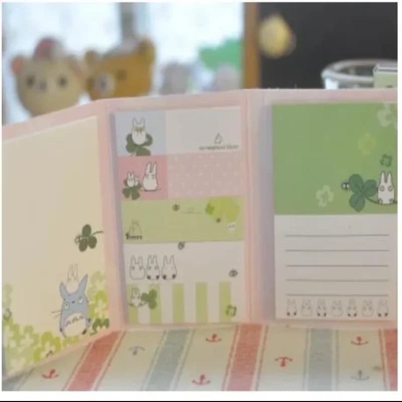 Kawaii Folding Sticky Notes Pad