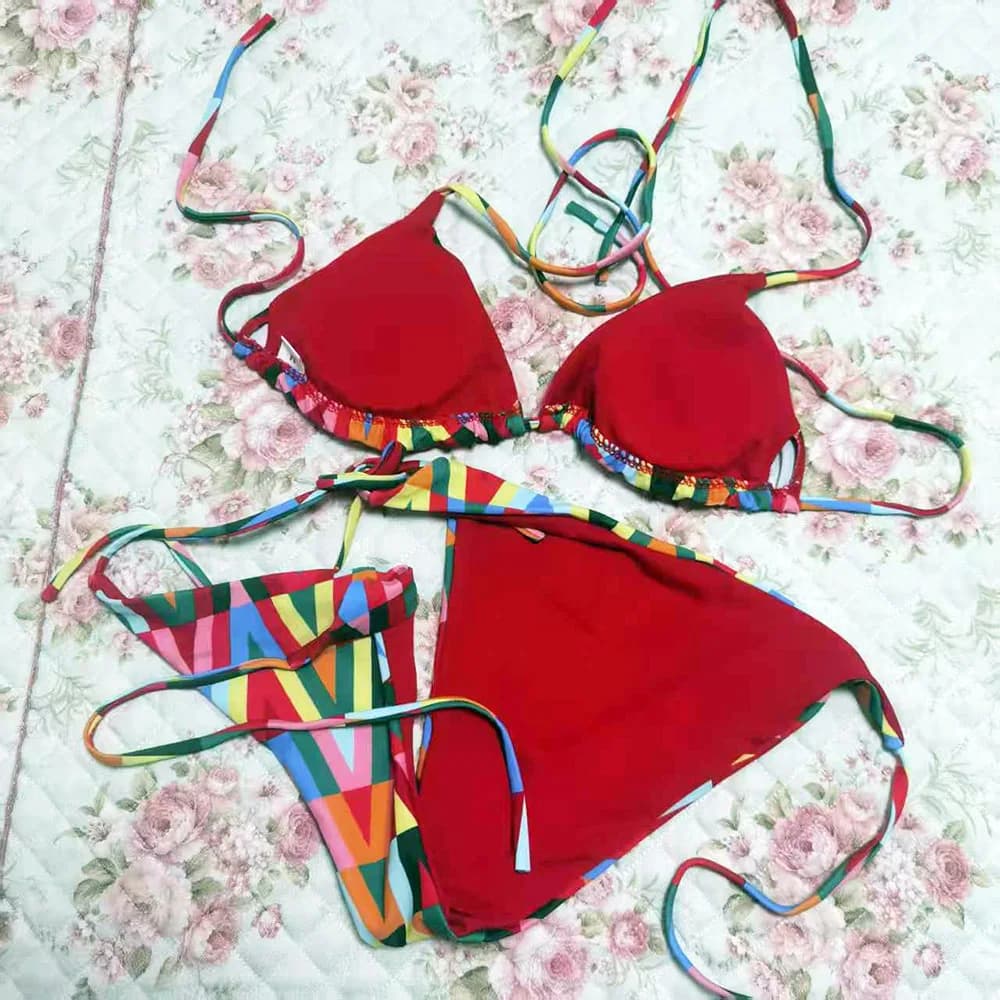 Luxury Micro Bikini Beachwear Set