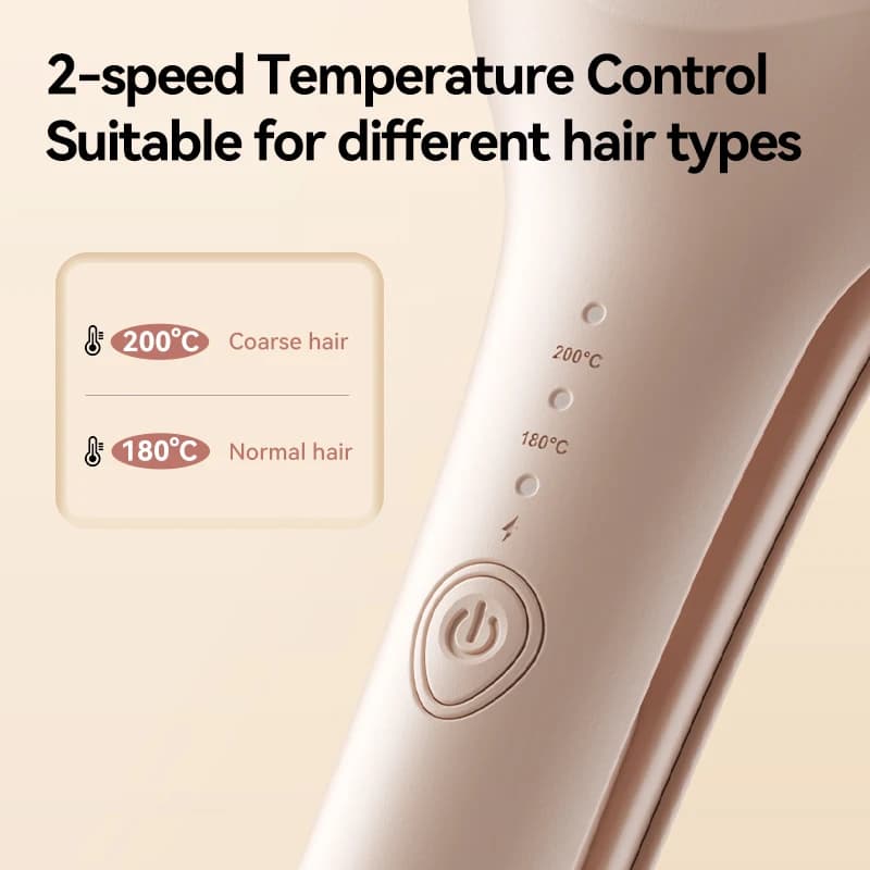 Temperature Adjustable Ceramic Wave Crimper