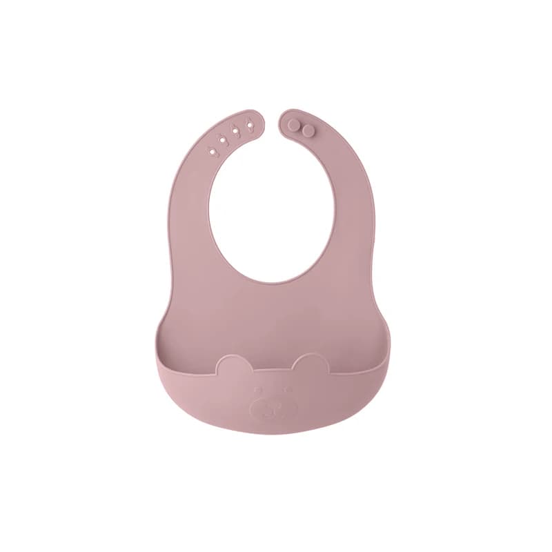 Silicone Baby Bib, Lightweight Foldable Design
