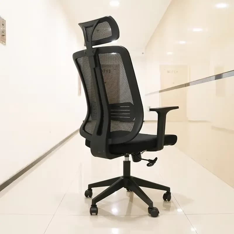 High Back Mesh Office Chair with Breathable Fabric Seat