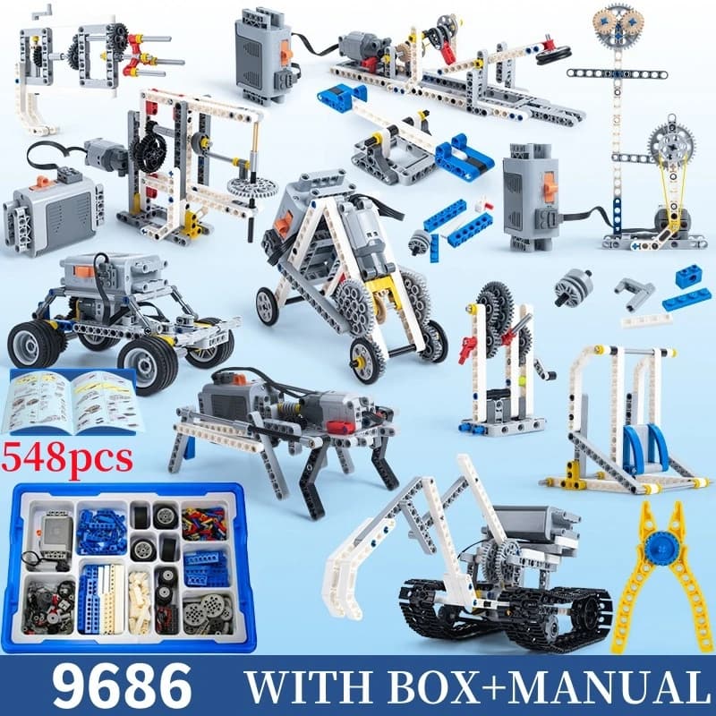 Technical STEM Building Set with Creative MOC Bricks