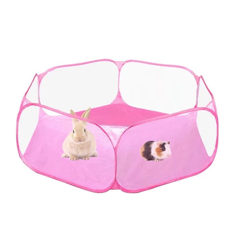Pet Playpen Portable Open Indoor Outdoor Small Animal Cage